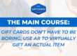 The Main Course: Gift Cards Don't Have to Be Boring, Use AR to Virtually Gift Any Item - Uptown Gifts powered by Uptown Network