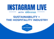 Instagram Live With Wefunder - Sustainability and the Hospitality Industry
