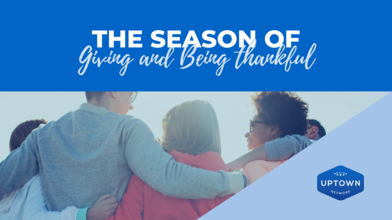 The Season of Giving and Being Thankful