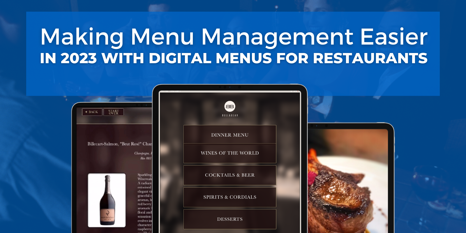 Making Menu Management Easier In 2023 With Digital Menus for