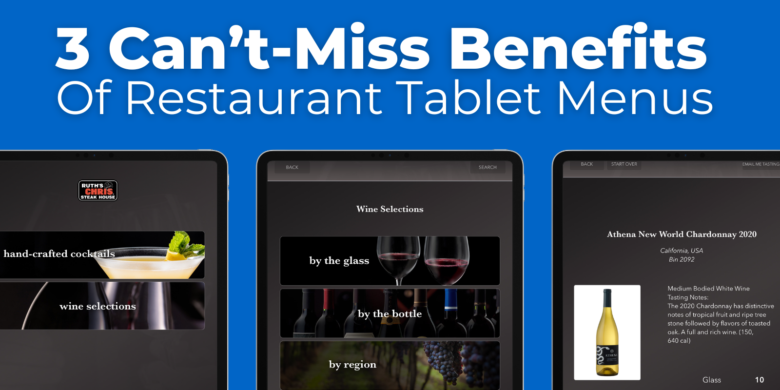 Can’t-Miss Benefits of Restaurant Tablet Menus Can’t-Miss Benefits of Restaurant Tablet Menus