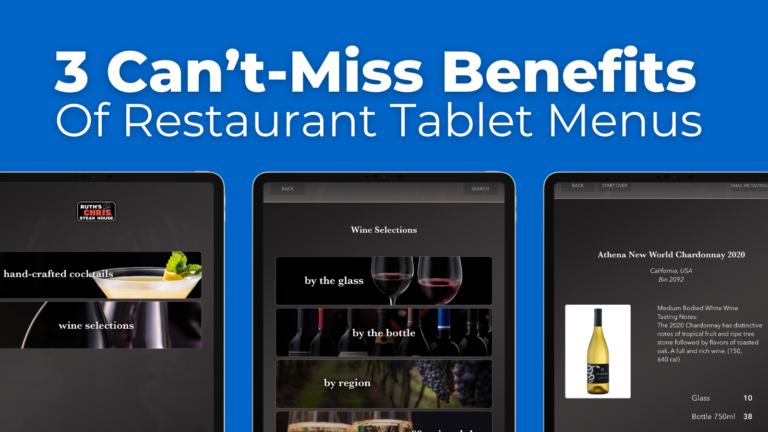 Can’t-Miss Benefits of Restaurant Tablet Menus